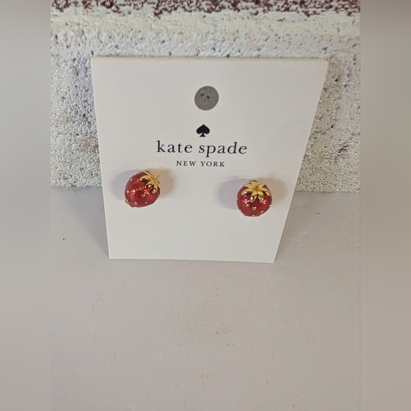 kate spade Jewelry - Kate Spade  Strawberry Earring Studs